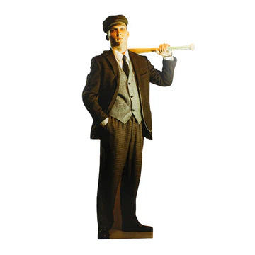 Gangster with Baseball Bat Cut-Out