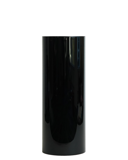 Black Cylinder Plinth