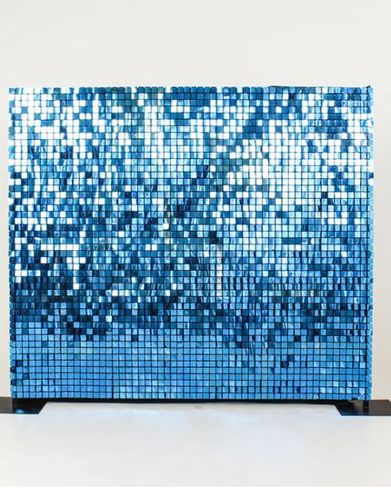 Blue Shimmer Wall