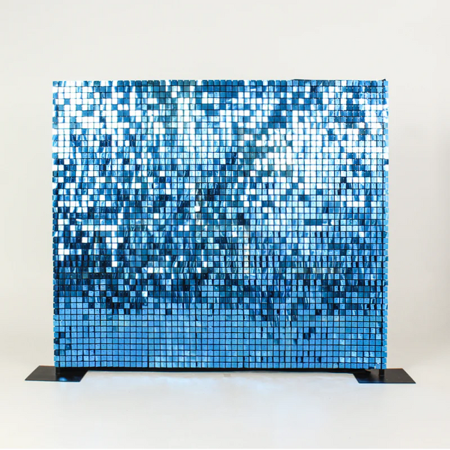 Blue Shimmer Wall