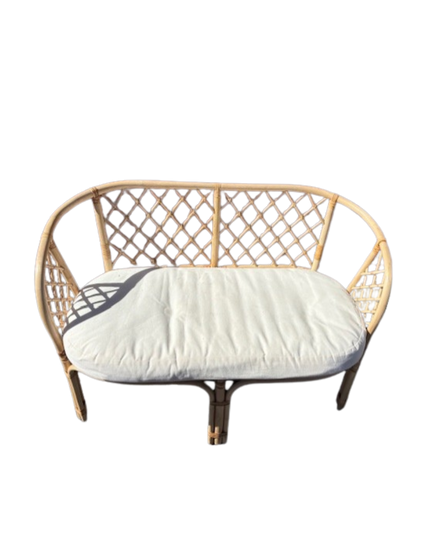 Cane Bench Seat