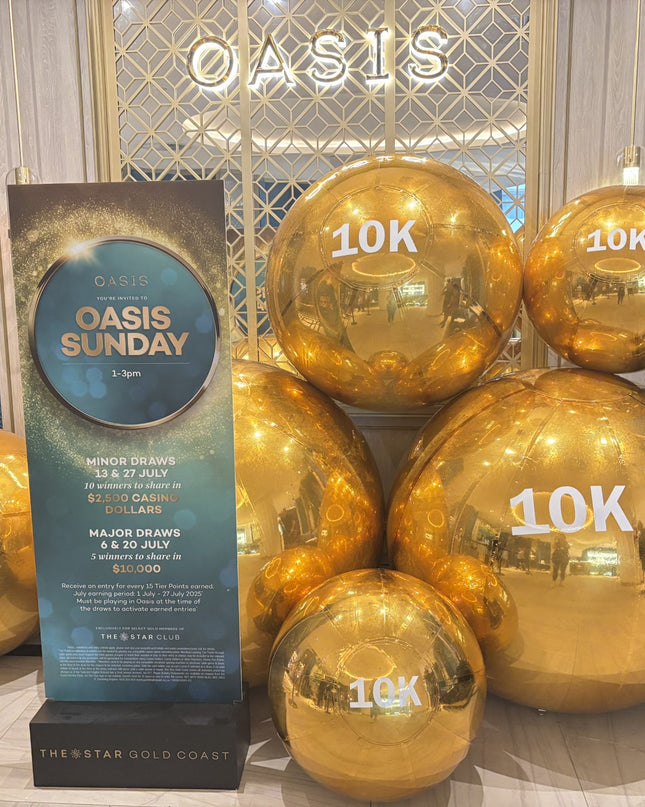 Gold PVC Balls