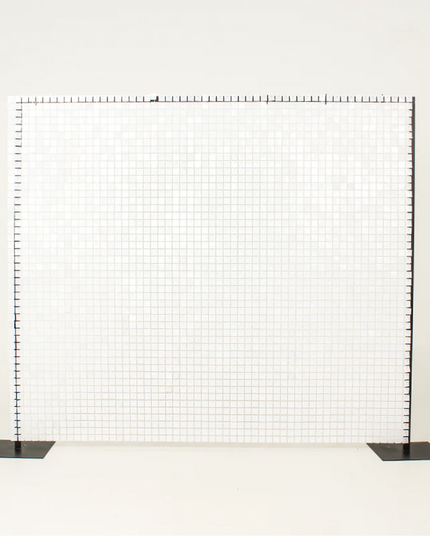 White Shimmer Wall