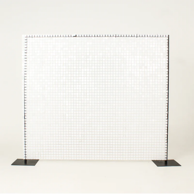 White Shimmer Wall