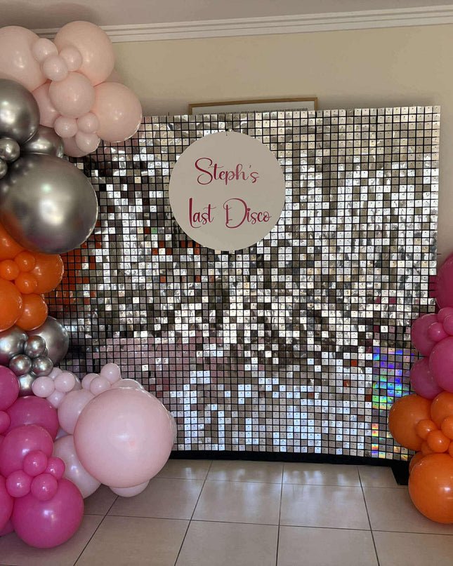 Silver Shimmer Wall