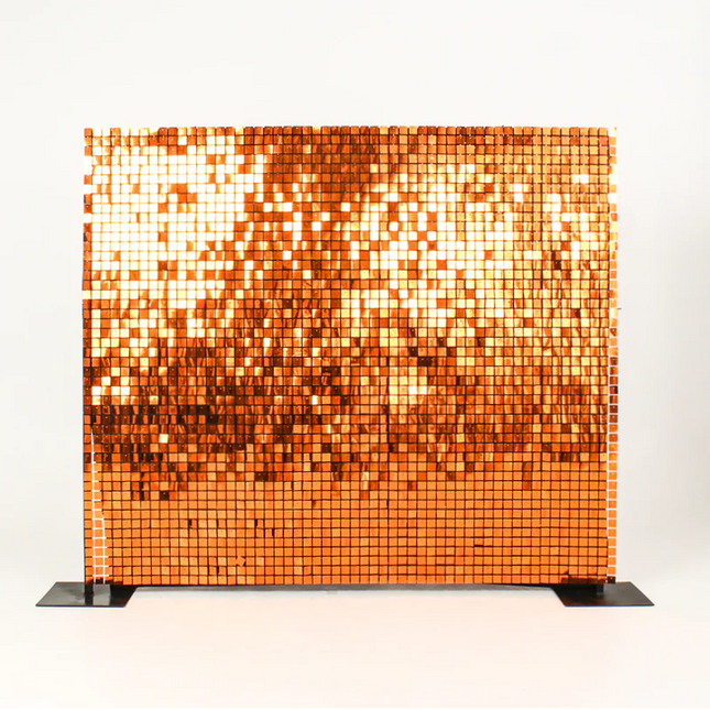 Copper Shimmer Wall