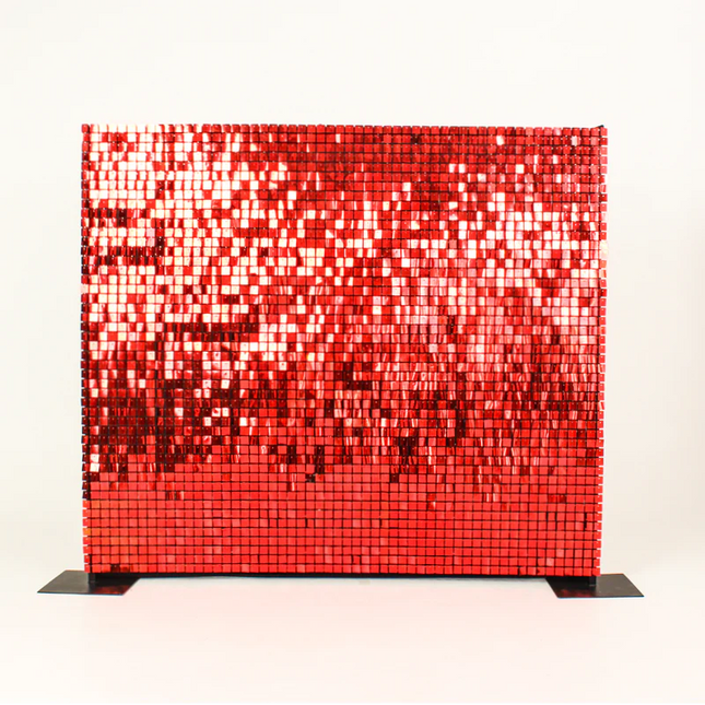 Red Shimmer Wall