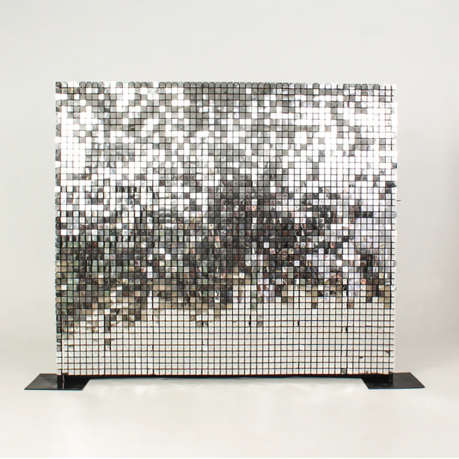 Silver Shimmer Wall