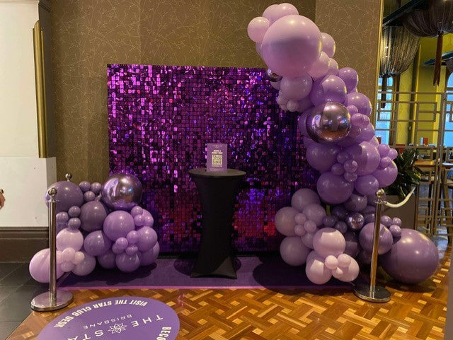 Purple Shimmer Wall