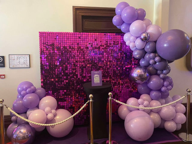 Purple Shimmer Wall