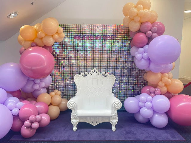 Iridescent Shimmer Wall