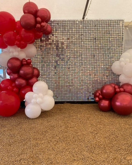 Silver Shimmer Wall
