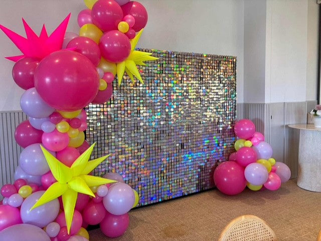 Iridescent Shimmer Wall
