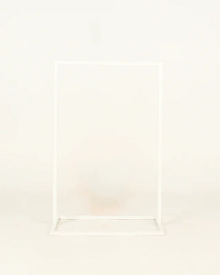 White Metal Easel