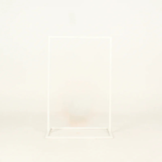White Metal Easel