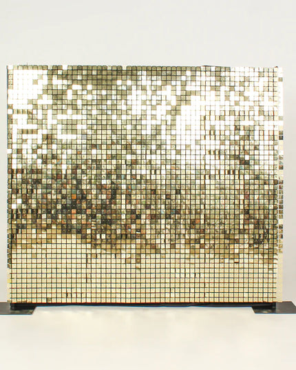 White Gold Shimmer Wall